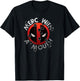 Marvel Comics Retro Classic Deadpool Merc With A Mouth T-Shirt - T-Shirt | Black