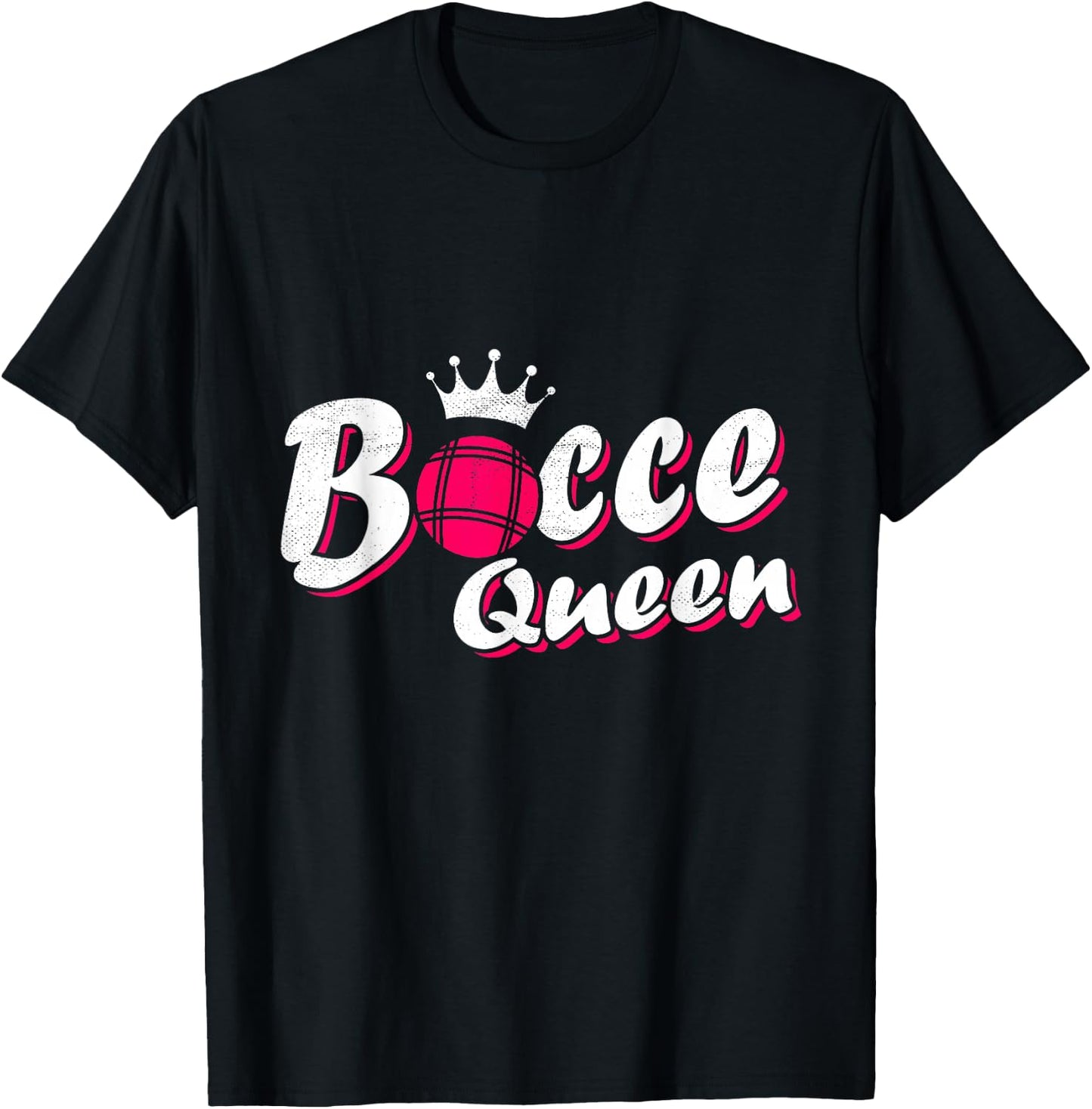 Bocce Queen Bocci - Funny Bocce Ball T-Shirt - T-Shirt | Black