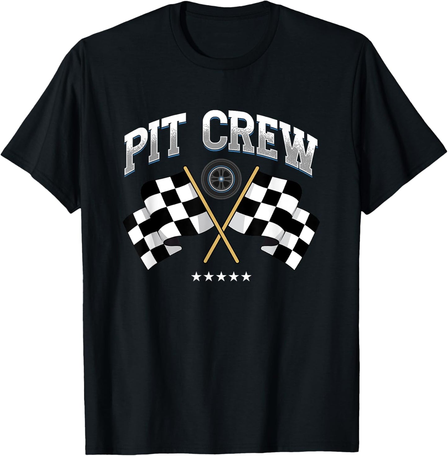 Pit Crew | Motorsport Racing | Cars Pit Stop T-Shirt - T-Shirt | Black