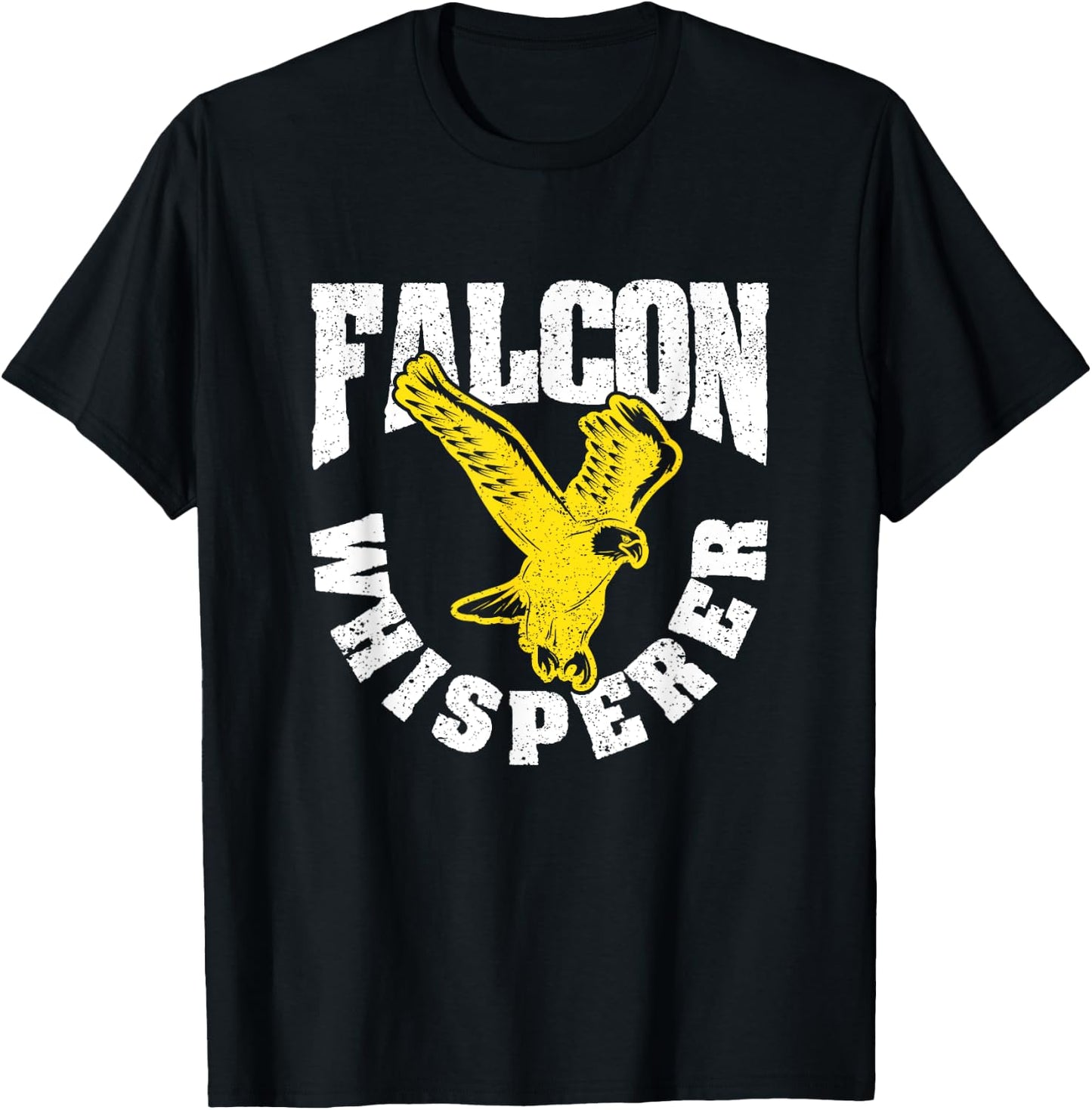 Falcon Whisperer Love Birds Hunter Falconry Hunting Trainer T-Shirt - T-Shirt | Black