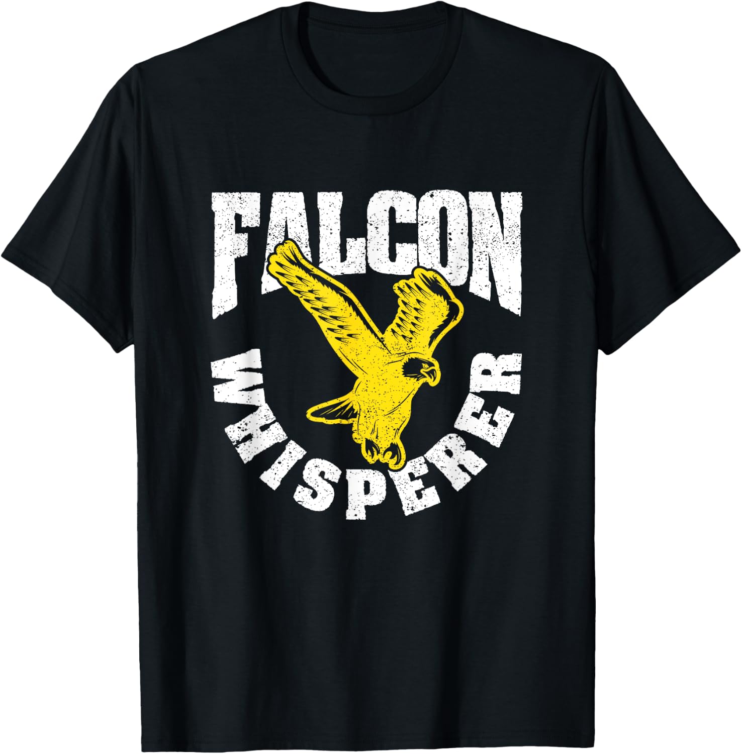 Falcon Whisperer Love Birds Hunter Falconry Hunting Trainer T-Shirt - T-Shirt | Black