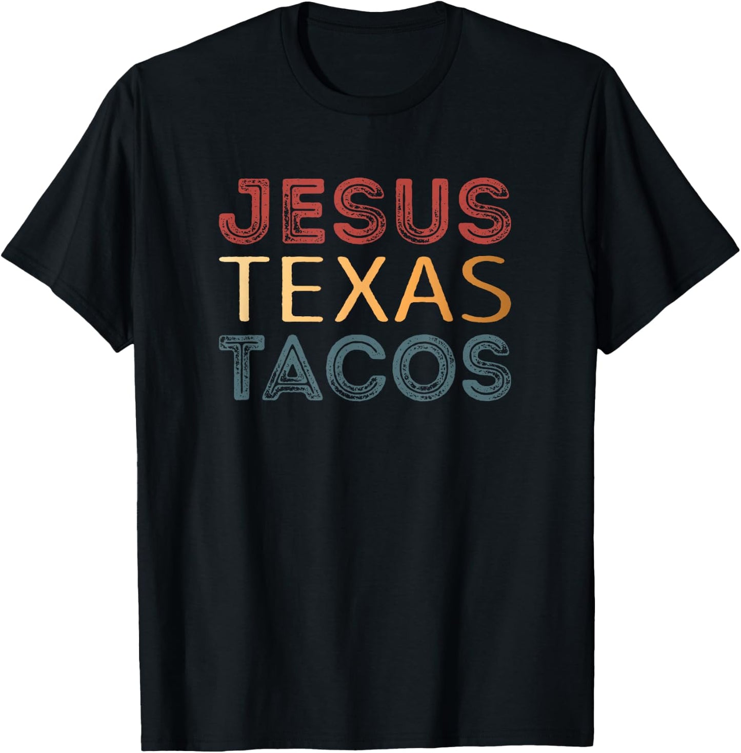 Jesus Texas Tacos T-Shirt - T-Shirt | Black