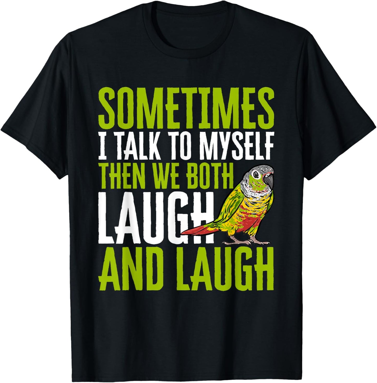 Green Cheek Conure Parrot Bird Conure T-Shirt - T-Shirt | Black