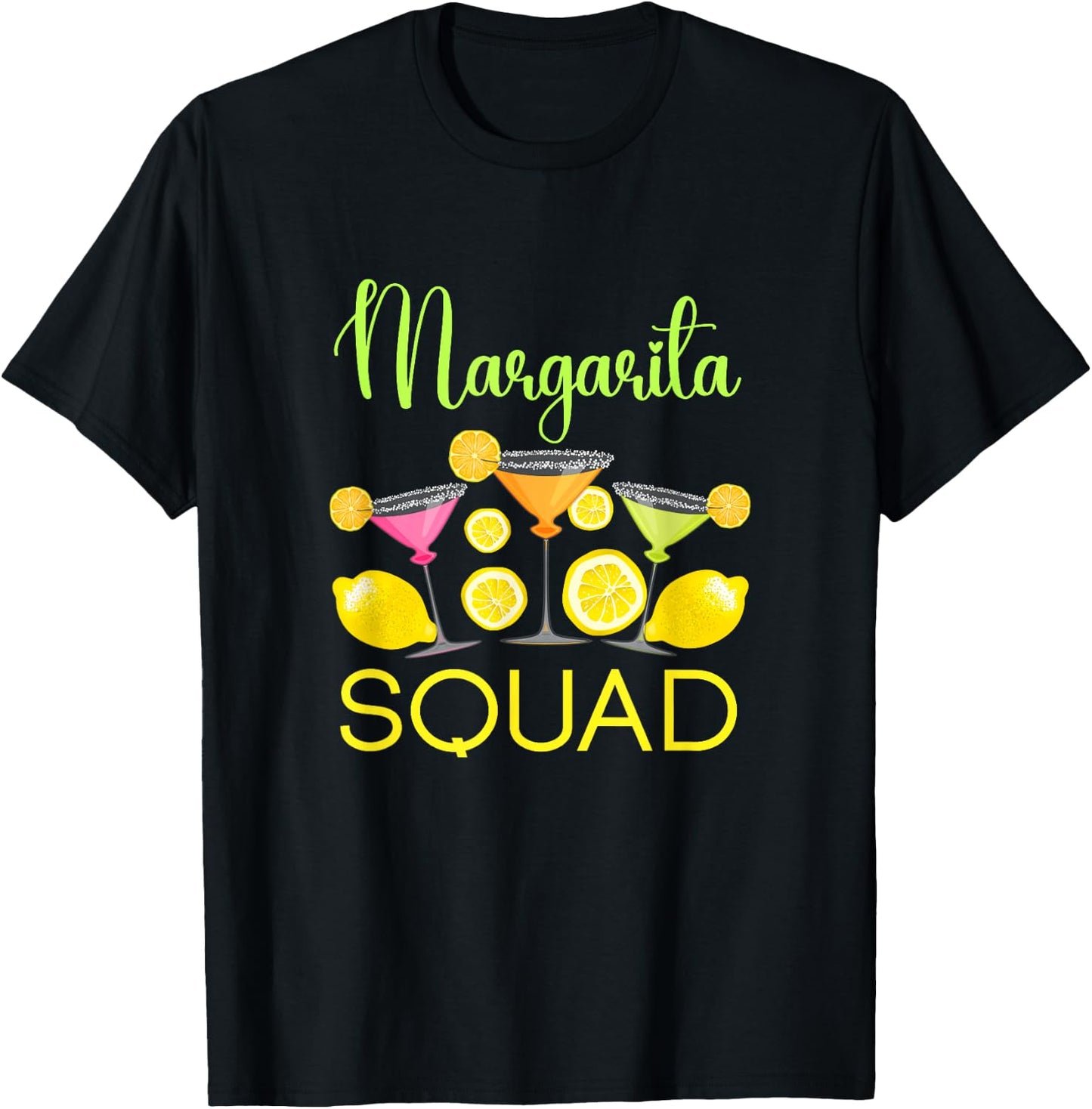 Margarita Squad - Cinco De Mayo Party T-Shirt - T-Shirt | Black