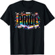 Marvel Pride Rainbow Flags Proud Heroes Stickers Est. ‘39 T-Shirt - T-Shirt | Black