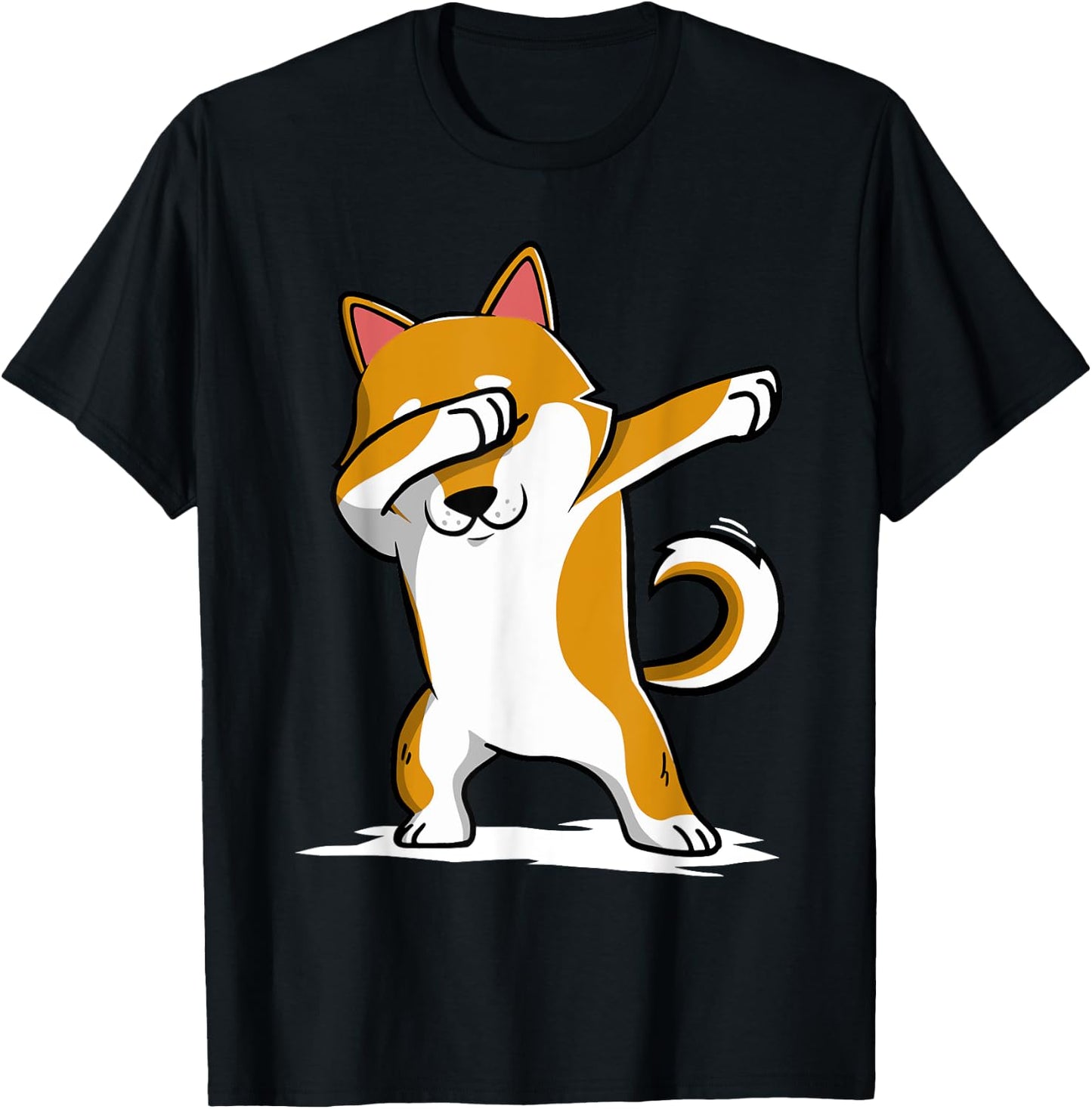 Dabbing Shiba Inu Dab Dance Dog T-Shirt - T-Shirt | Black