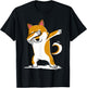 Dabbing Shiba Inu Dab Dance Dog T-Shirt - T-Shirt | Black