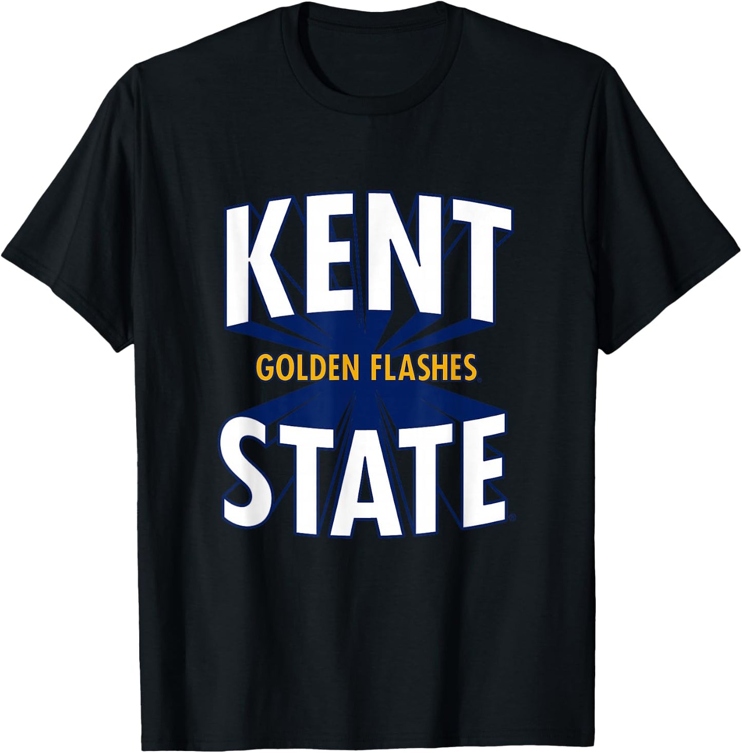 Kent State Golden Flashes | NCAA University Merch | 19KSTRAY T-Shirt - T-Shirt | Black