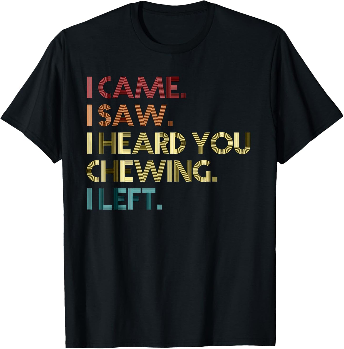 Eating Loud Humor Misophonia Awareness Black Small T-Shirt - T-Shirt | Black