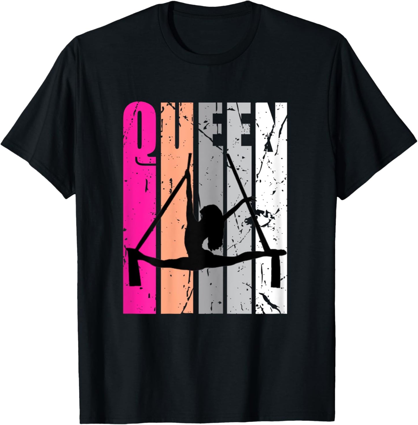 Kid Aerialist Queen Birthday Pretty Training Train Girl Fan T-Shirt - T-Shirt | Black