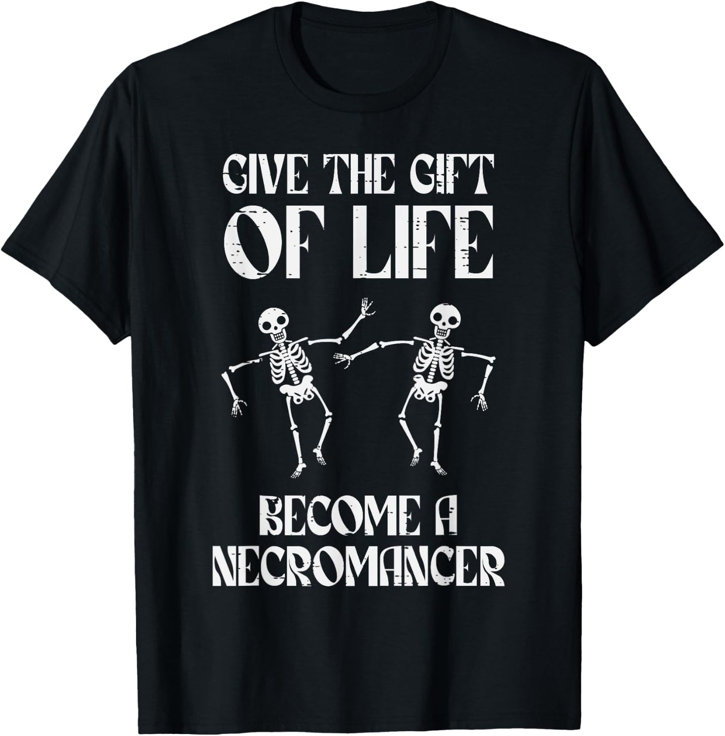 Rpg Become Necromancer Funny Gamer Boys Men Youth T-Shirt - T-Shirt | Black