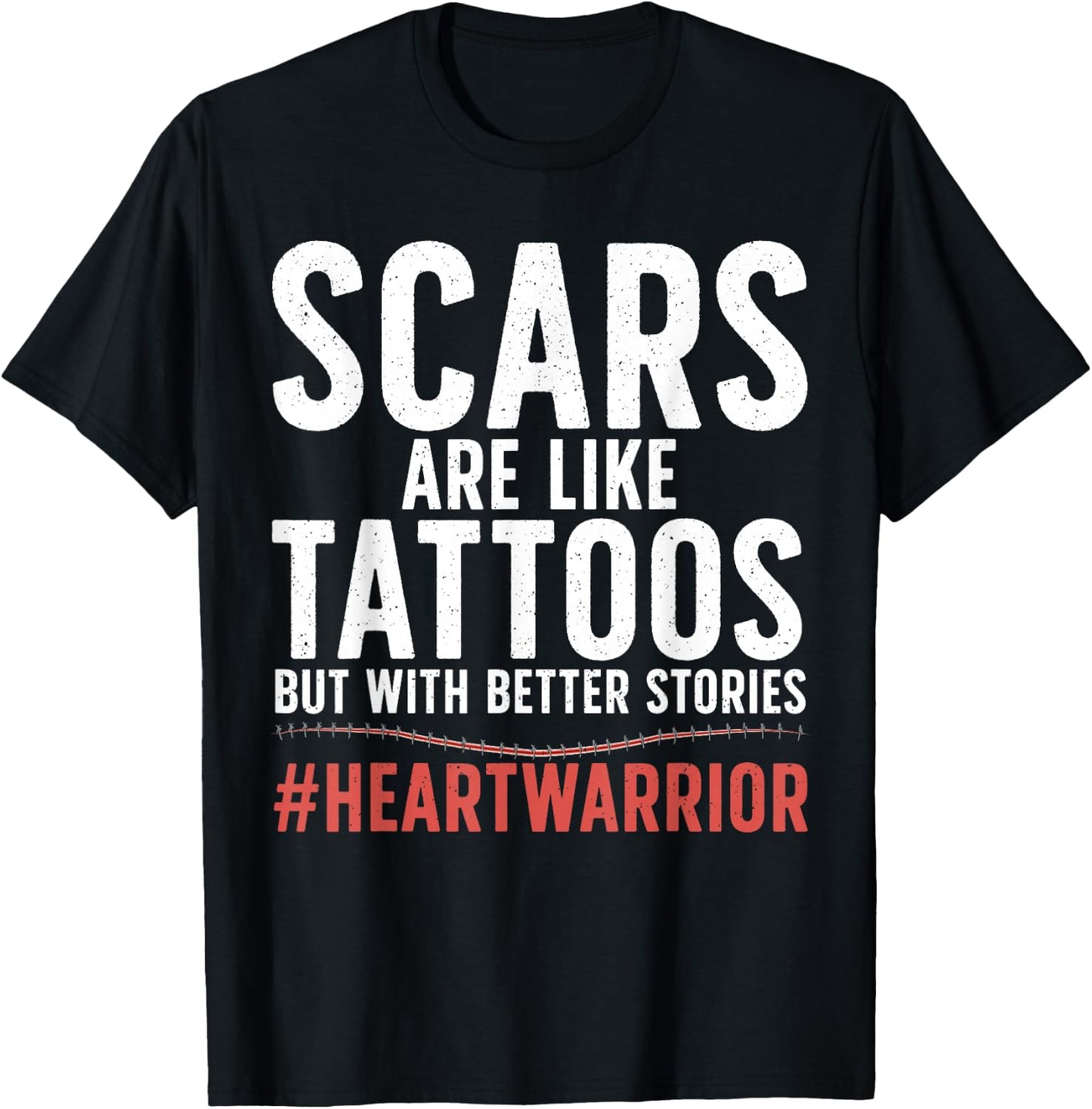 Cool Open Heart Surgery Women Transplant Recovery T-Shirt - T-Shirt | Black