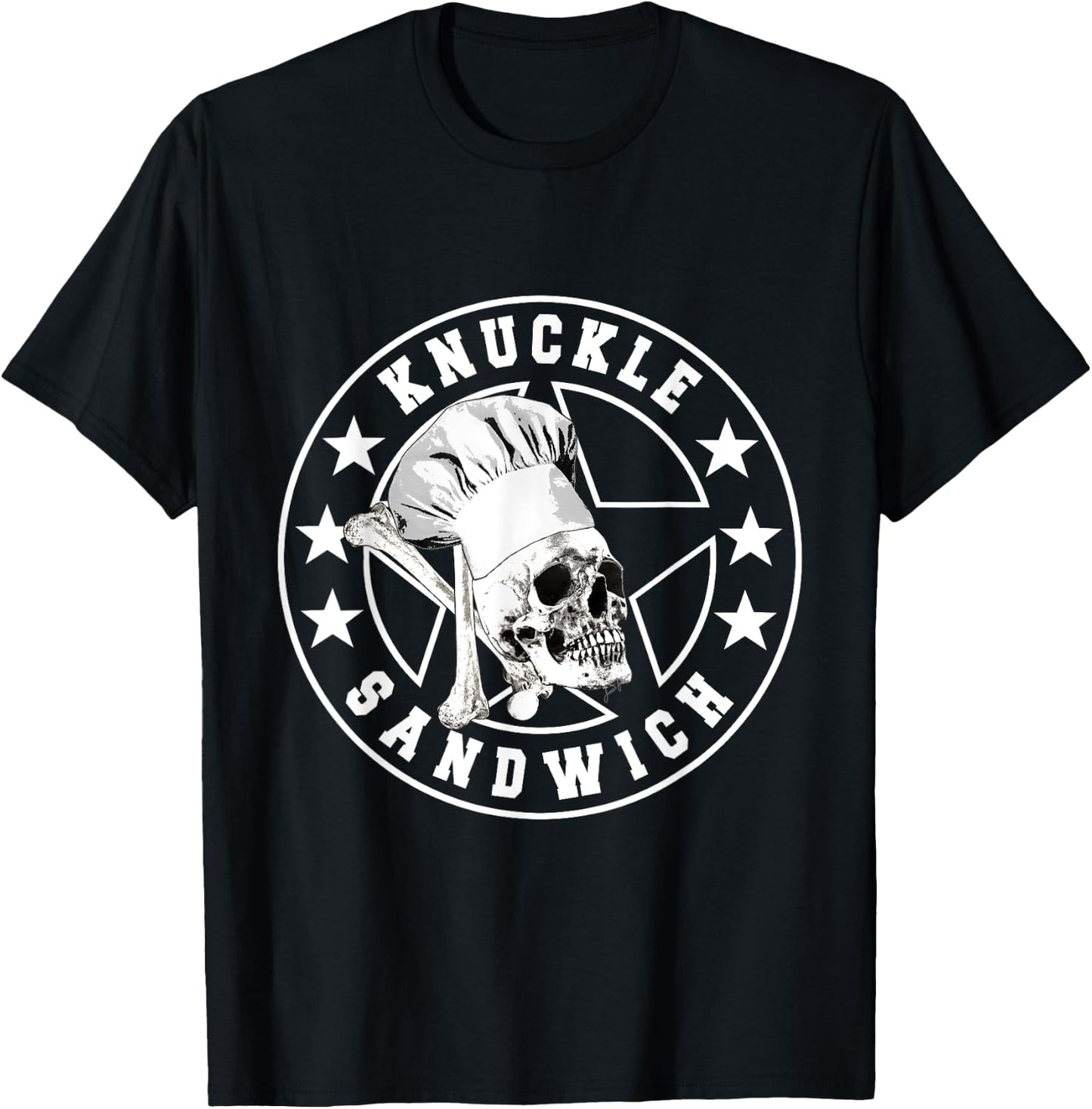 Ratherkool Knuckle Sandwich All Star Knockout Black T-Shirt - T-Shirt | Black