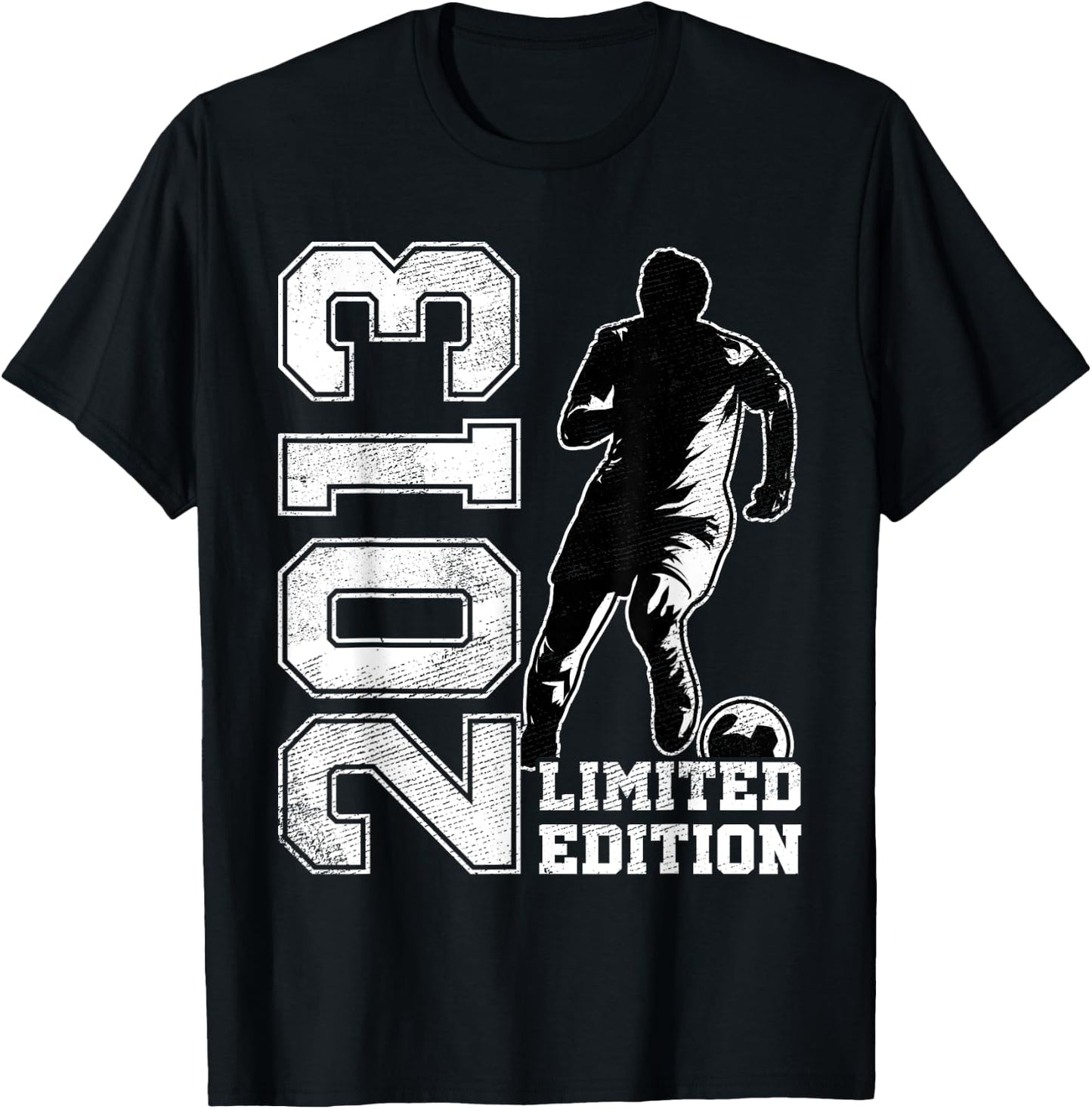 12th Birthday Soccer Limited Edition 2013 12 Years Old T-Shirt - T-Shirt | Black