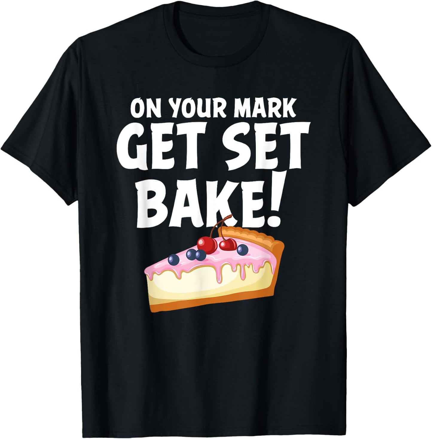 British Baking Show Baking Get Set Bake Off T-Shirt - T-Shirt | Black