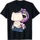 Pastel Goth Kawaii Sad Cat With Mirror T-Shirt - T-Shirt | Black