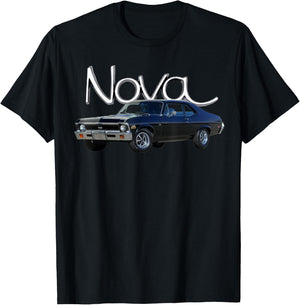 Vintage 1972 Chevys Nova T-Shirt - T-Shirt | Black