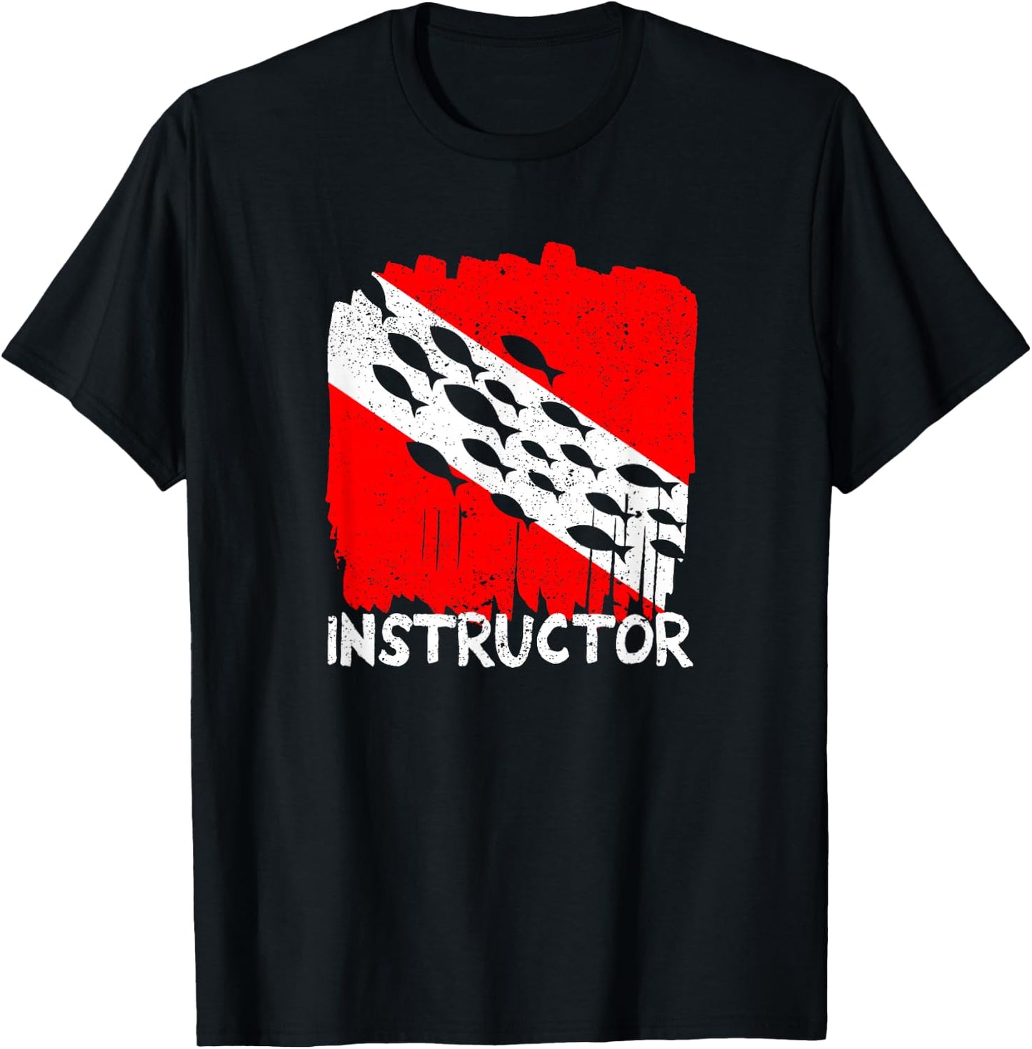 Scuba Dive Instructor Diver Deep Diving Divemasters Students T-Shirt - T-Shirt | Black