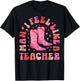 Man I Feel Like a Teacher | Women Men Western Teacher Retro T-Shirt - T-Shirt | Black