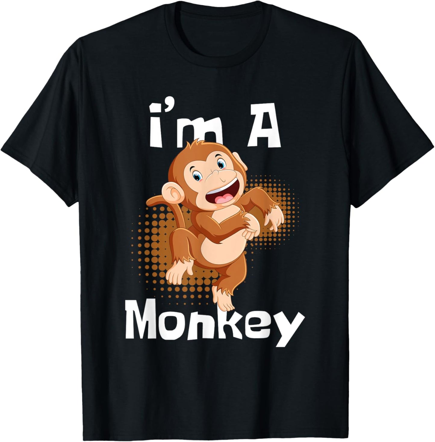 I'm A Monkey - Safari Zoo Animal Lover Primate Zookeeper T-Shirt - T-Shirt | Black