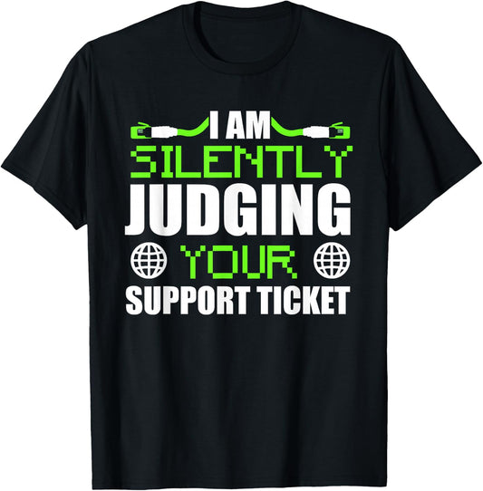 Funny Network Administrator Tech Support Sysadmin T-Shirt - T-Shirt | Black
