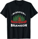 Funny Branson Missouri Bear Vintage Camping Rowing Souvenir T-Shirt - T-Shirt | Black