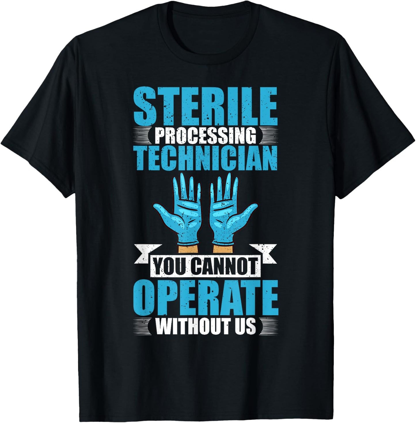 Sterile Processing Technician Instruments Tech Certification T-Shirt - T-Shirt | Black