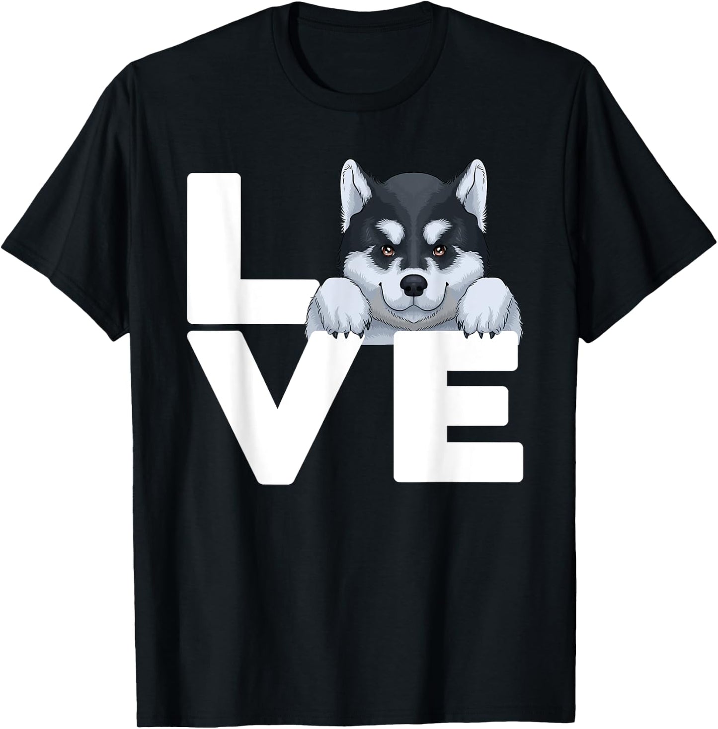 Best Siberian Husky Women Huskies Dog Owner Lover T-Shirt - T-Shirt | Black