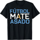 Argentina Futbol Mate Asado Flag Soccer Men Women Kids T-Shirt - T-Shirt | Black