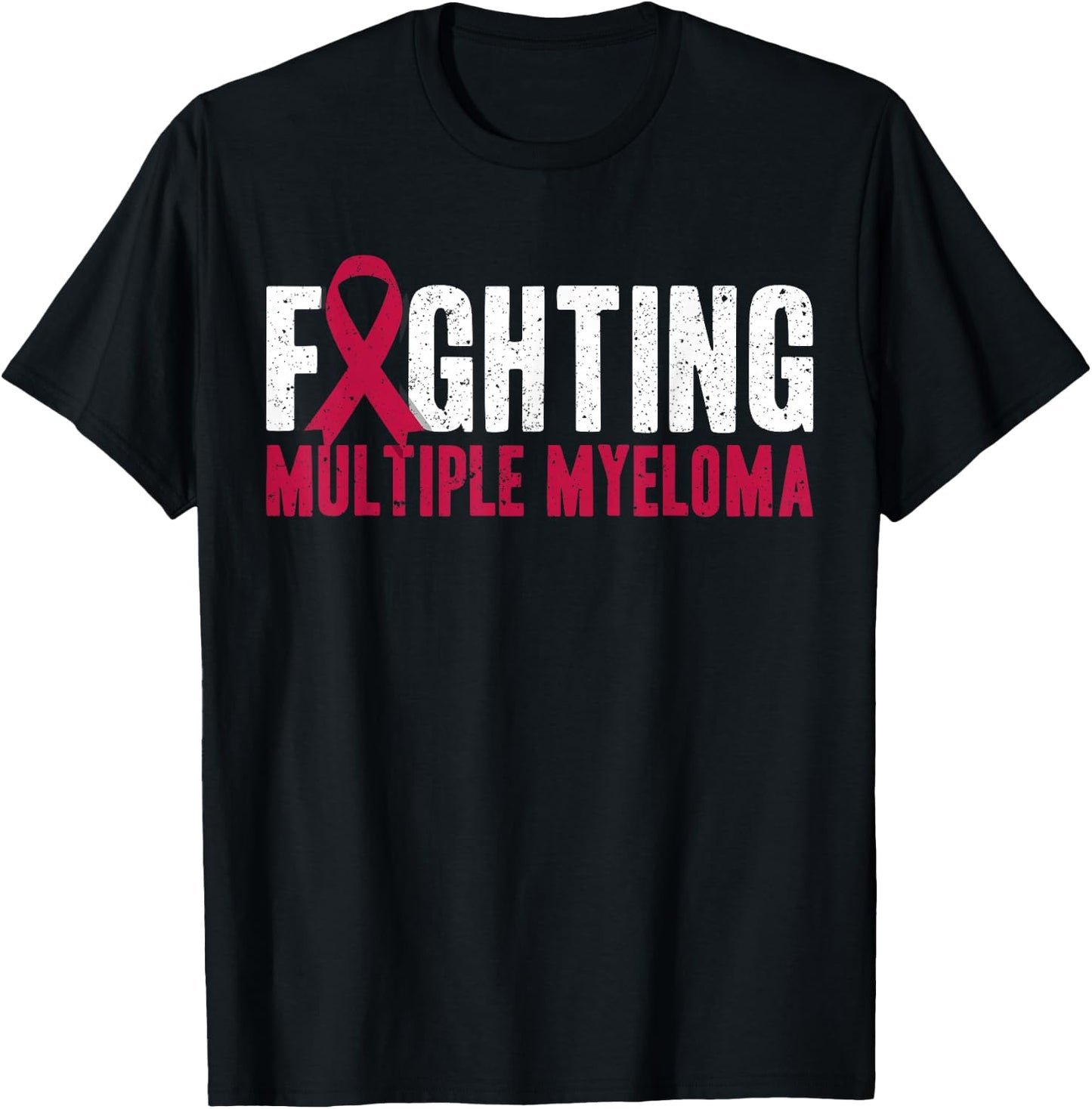 Awareness Fighting Multiple Myeloma Support T-Shirt - T-Shirt | Black