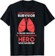 Lung Transplant Survivor T-Shirt - T-Shirt | Black