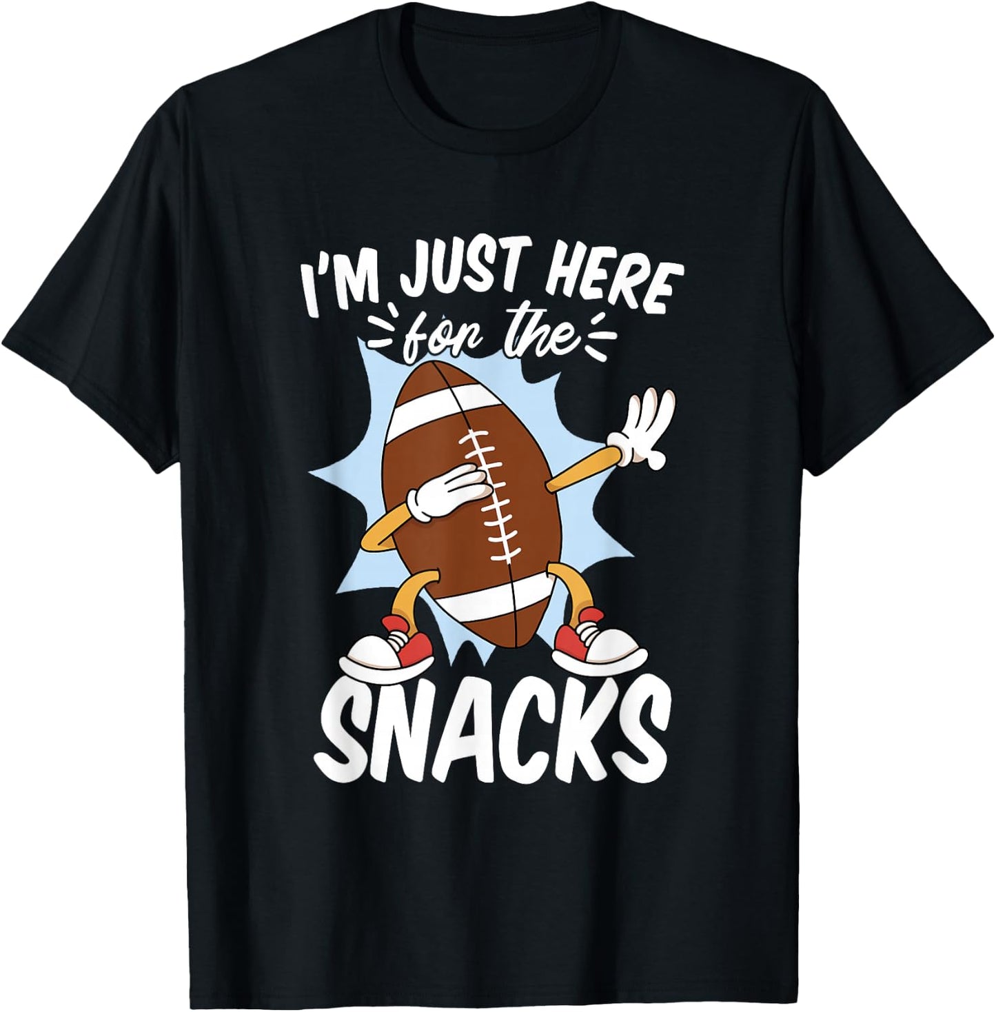 I'm Just Here for the Snacks T-Shirt - T-Shirt | Black