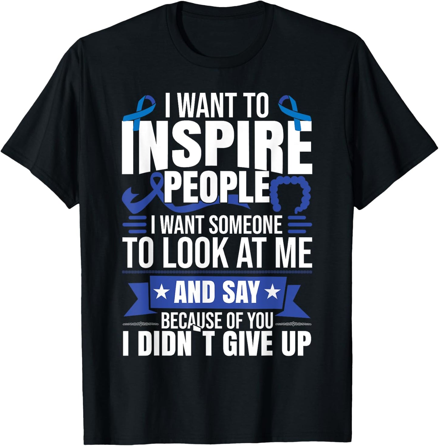 Colon Colorectal Cancer T-Shirt - T-Shirt | Black
