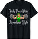 Leprechaun St Patricks Day Weightlifting Funny Powerlifting T-Shirt - T-Shirt | Black