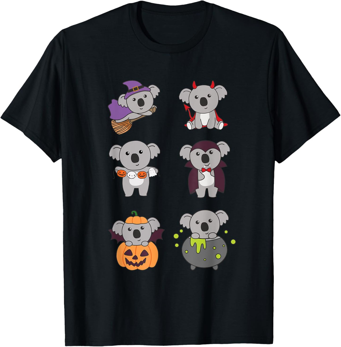 Koala Halloween Costume Koalas Halloween T-Shirt - T-Shirt | Black