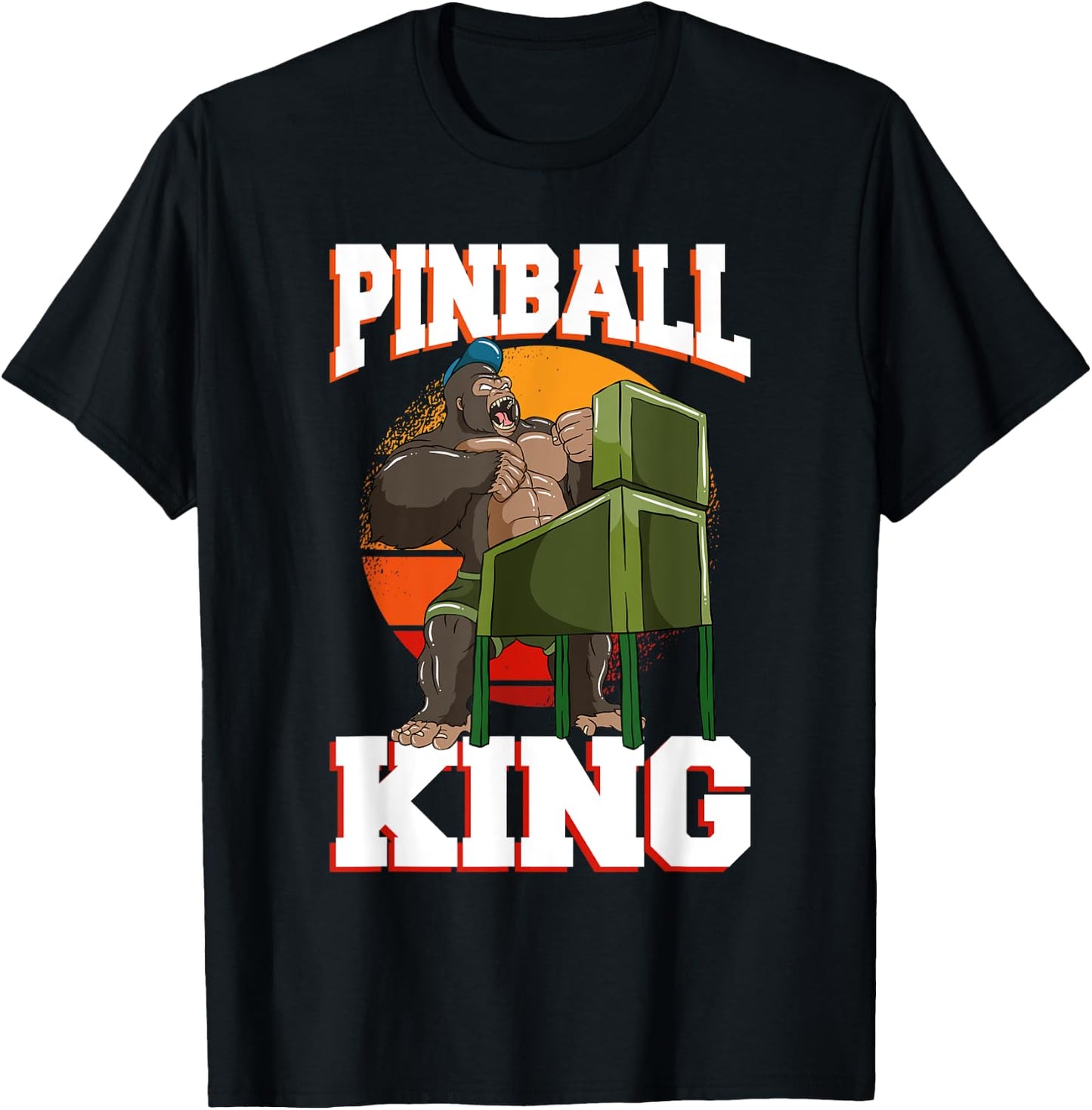 Pinball King T-Shirt - T-Shirt | Black