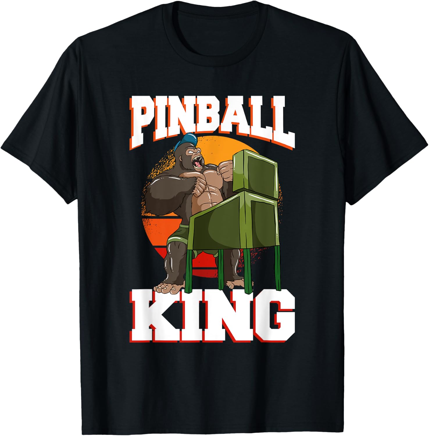 Pinball King T-Shirt - T-Shirt | Black