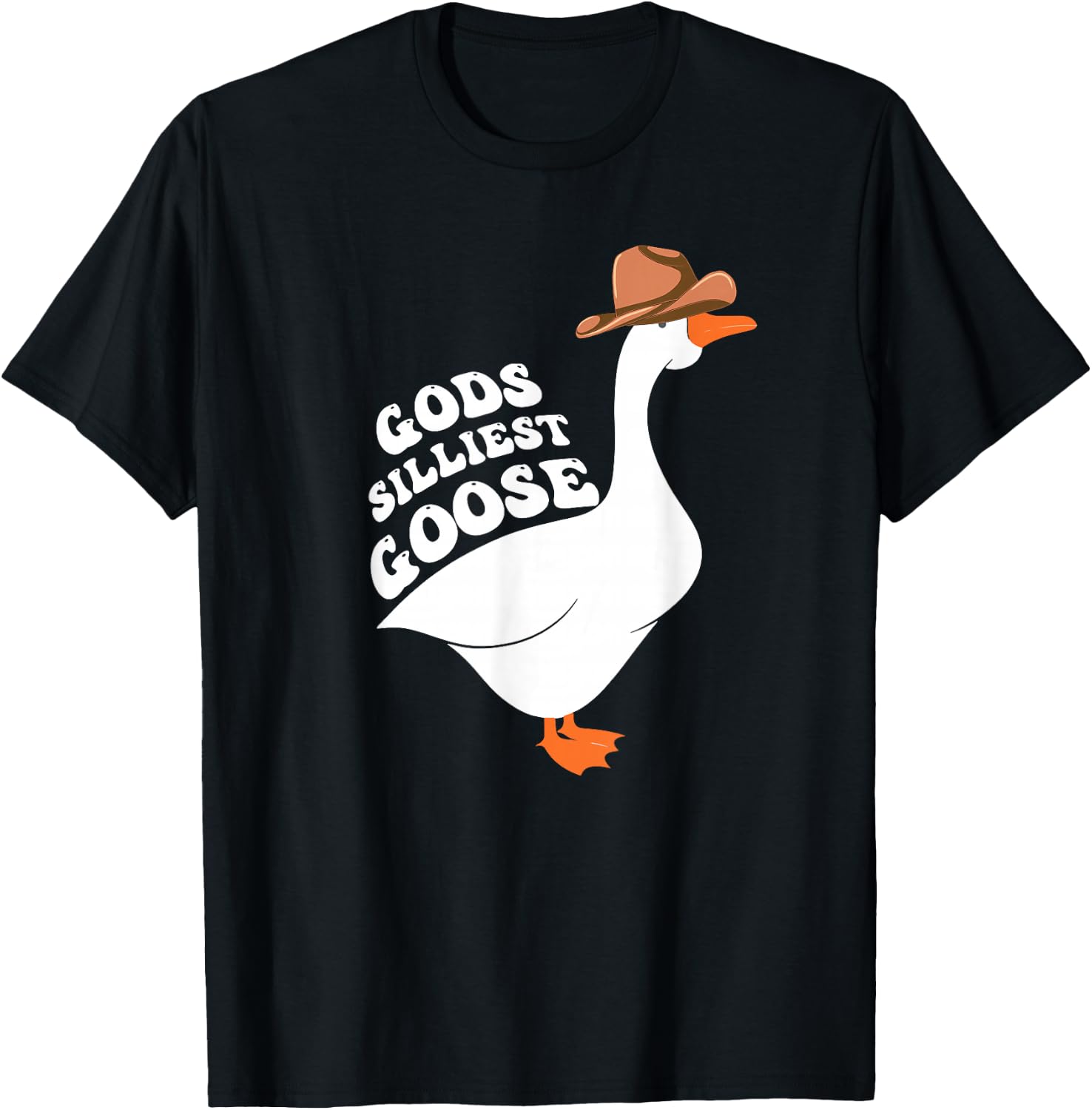 Gods Silliest Goose T-Shirt - T-Shirt | Black