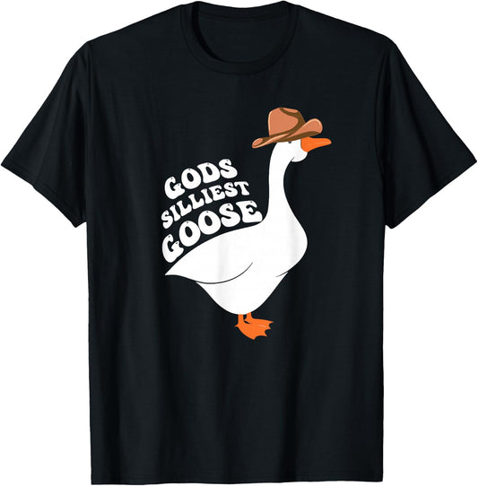 Gods Silliest Goose T-Shirt - T-Shirt | Black