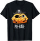 Pie-rate Funny Pie Pun T-Shirt - T-Shirt | Black