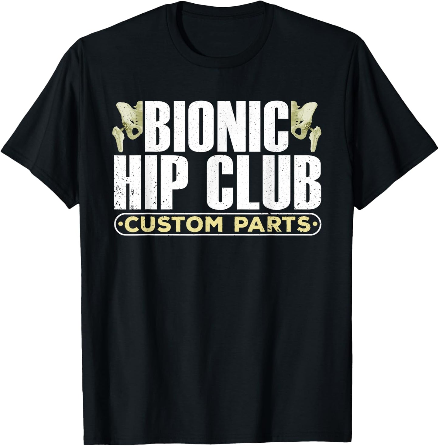 Funny Hip Surgery Art Women Hip Replacement Recovery T-Shirt - T-Shirt | Black