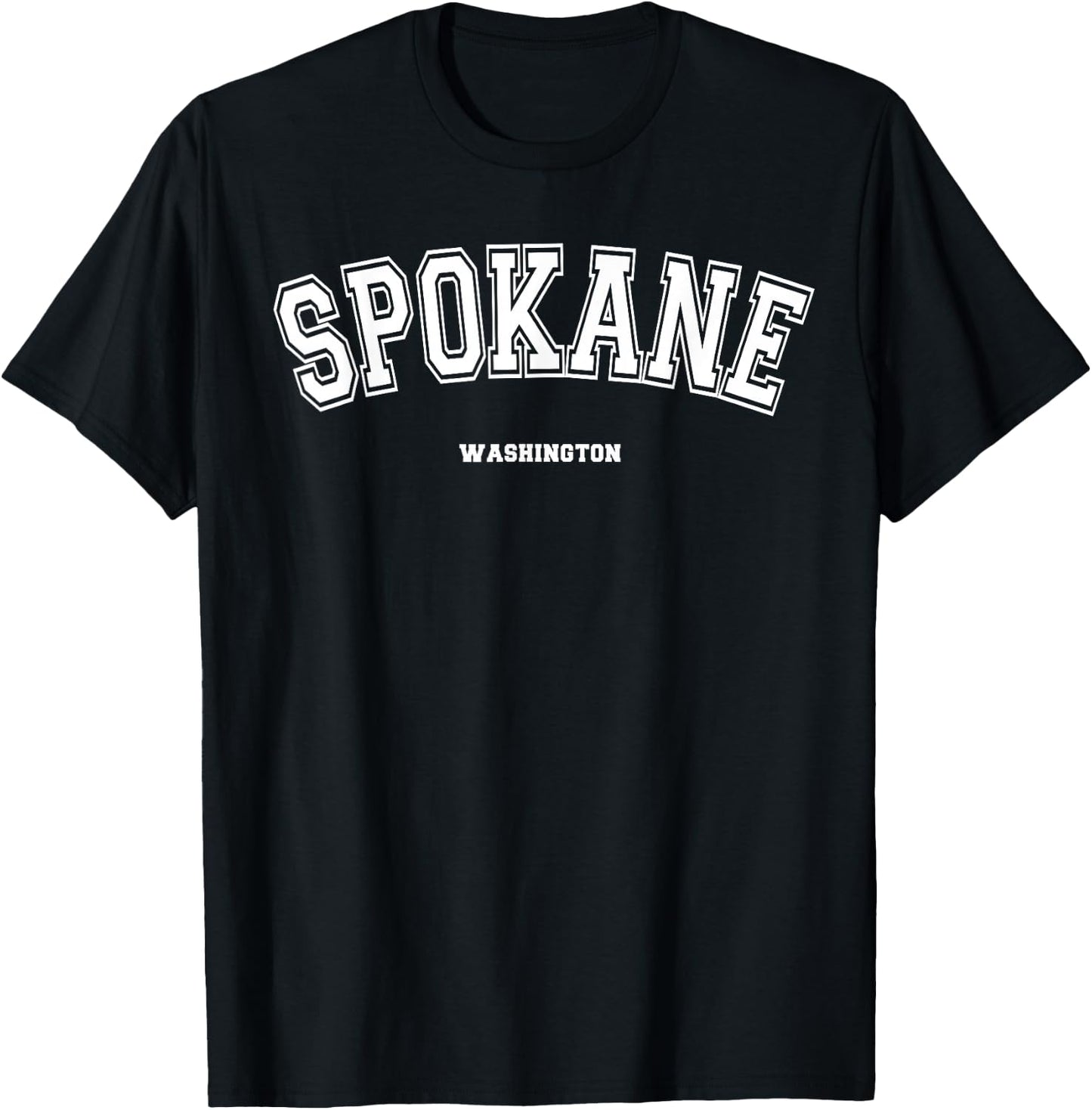 Spokane Washington T-Shirt - T-Shirt | Black