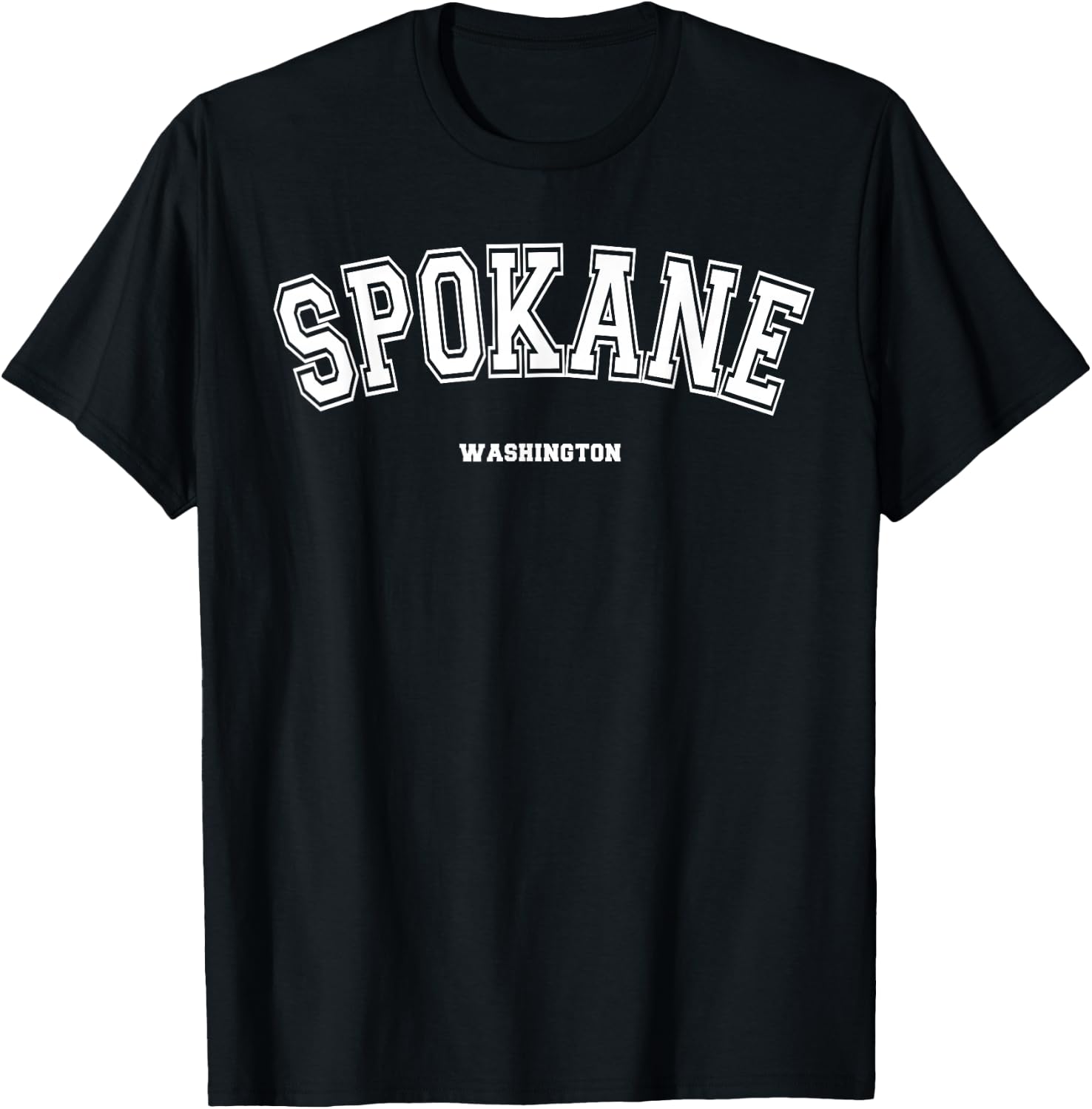 Spokane Washington T-Shirt - T-Shirt | Black