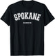 Spokane Washington T-Shirt - T-Shirt | Black
