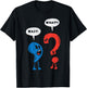 Wait What Comma Question Mark Reading Book Lover Teacher T-Shirt - T-Shirt | Black