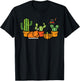 Thanksgiving Cactus Turkey Day Succulent Plant Women Kid Men T-Shirt - T-Shirt | Black
