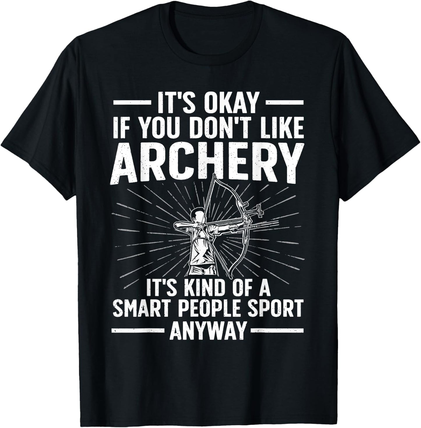 Cute Archery Design Women Archer Bow Archery Lover T-Shirt - T-Shirt | Black