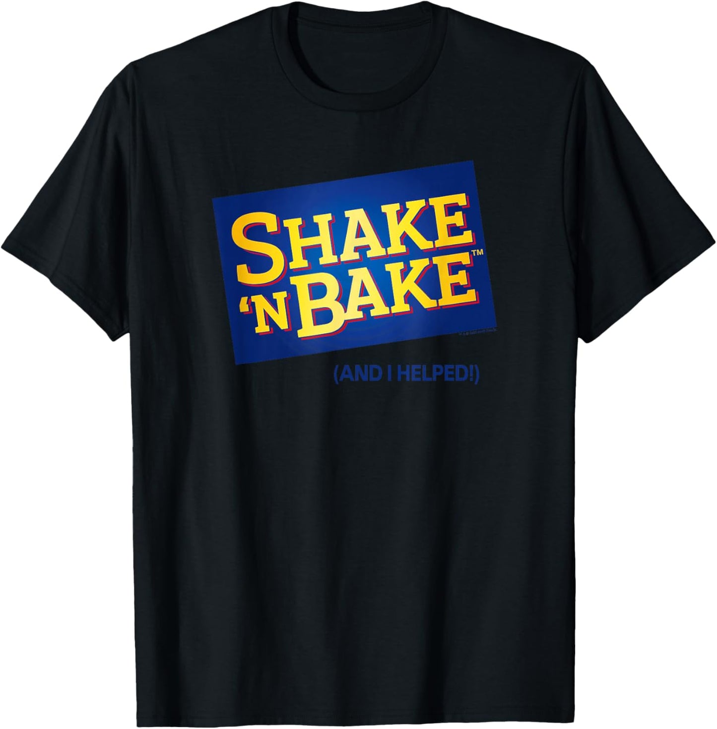 Shake 'n Bake (And I Helped) Original Official Logo T-Shirt - T-Shirt | Black