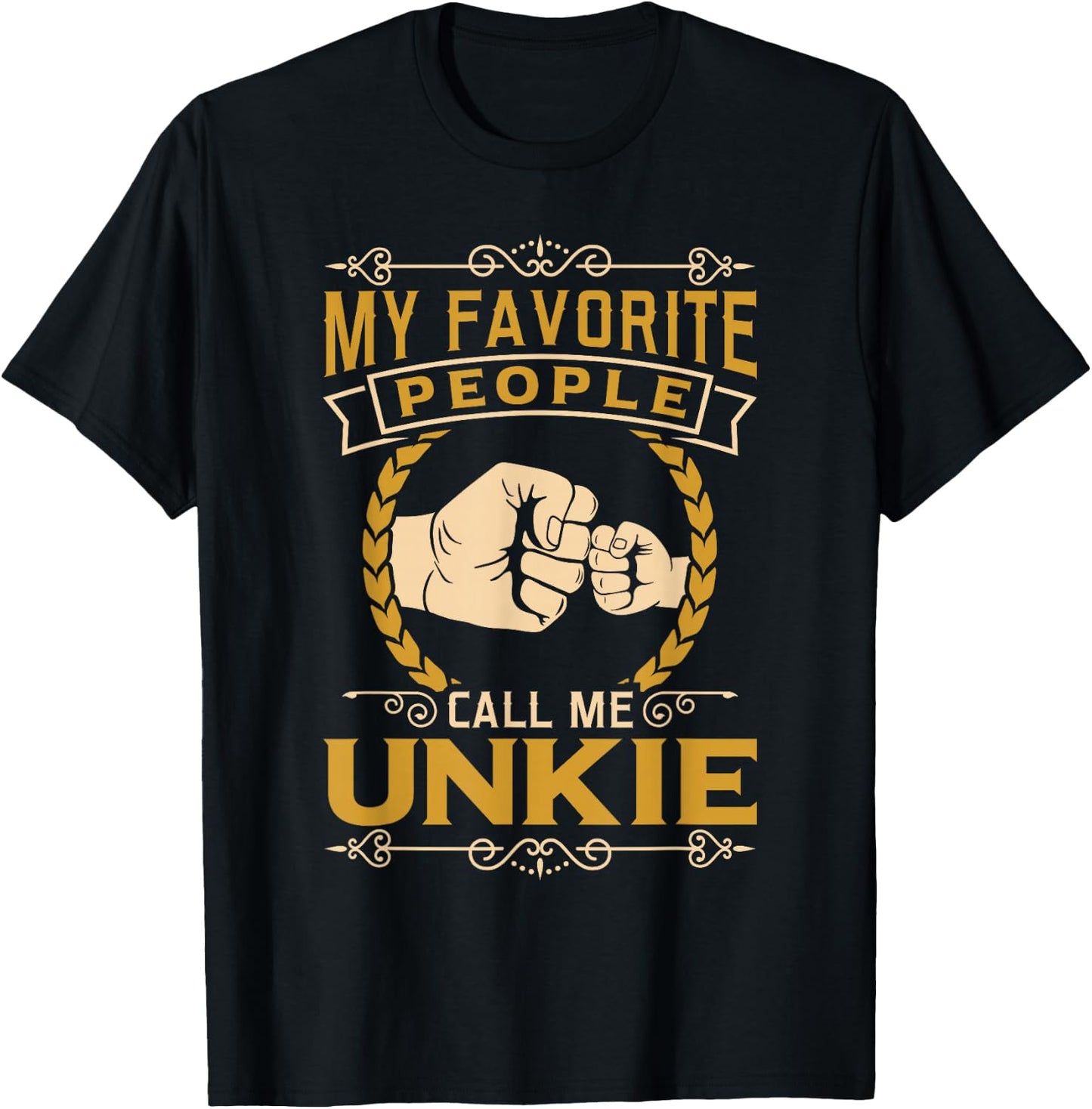 and Unkie T-Shirt - T-Shirt | Black