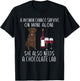 Chocolate Labrador Retriever Dog Wine Chocolate Lab Women T-Shirt - T-Shirt | Black